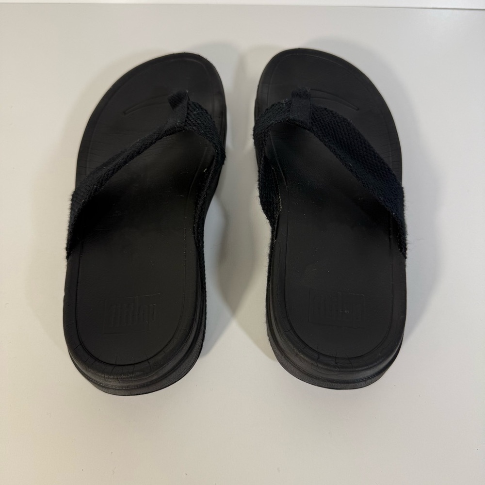 Fitflop Black Women's Thong Sandals - Picture 4 of 7
